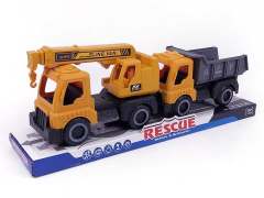 Free Wheel Construction Truck(2in1) toys