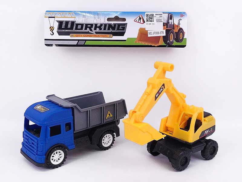 Free Wheel Construction Truck(2in1) toys