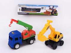 Free Wheel Construction Truck(2in1) toys