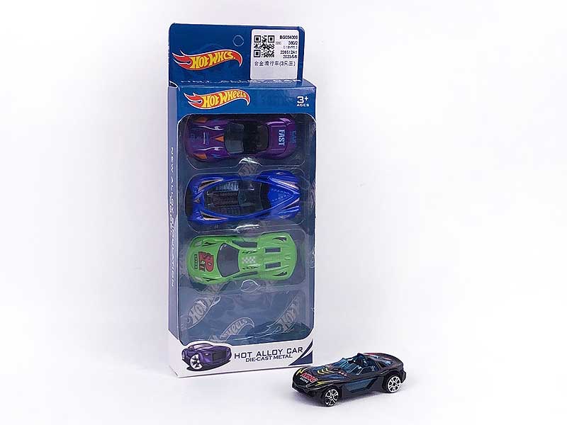 Die Cast Car Free Wheel(3in1) toys