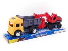 Free Wheel Construction Truck(2in1) toys