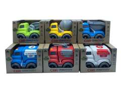 Free Wheel Cartoon Car W/L_M(6S) toys