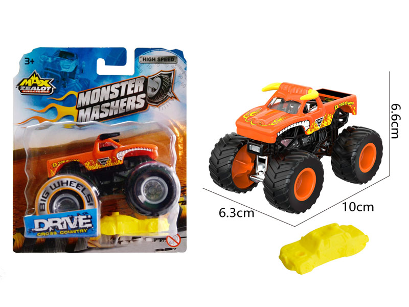 1:64 Free Wheel Cross-country Car Set toys