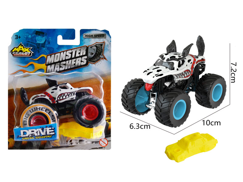 1:64 Free Wheel Cross-country Car Set toys