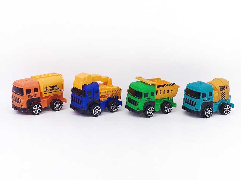 Free Wheel Construction Truck(4in1) toys