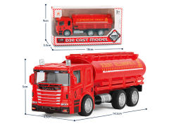 1:50 Die Cast Fire Engine Free Wheel