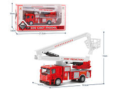 1:50 Die Cast Fire Engine Free Wheel