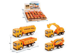 1:50 Die Cast Construction Truck Free Wheel(12in1) toys