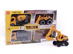 Free Wheel Construction Truck(4in1) toys