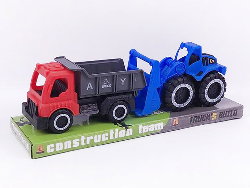 Free Wheel Construction Truck(2in1) toys