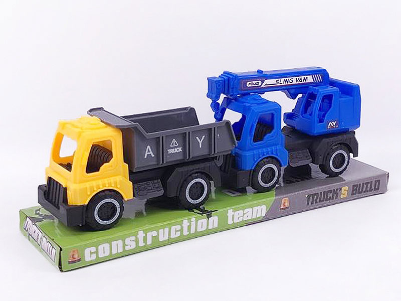 Free Wheel Construction Truck(2in1) toys