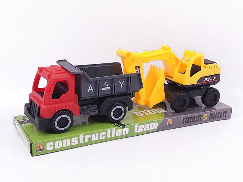 Free Wheel Construction Truck(2in1) toys