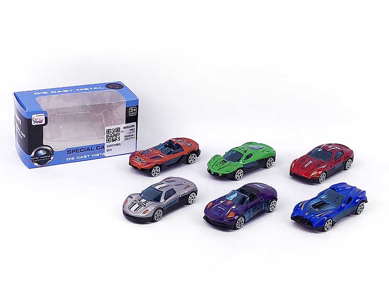 Die Cast Car Free Wheel(6S6C) toys