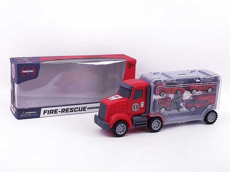 Free Wheel Truck Tow Free Wheel Fire Engine toys