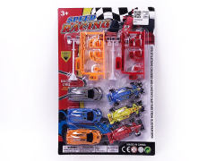 Free Wheel Racing Car Set