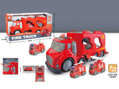 Free Wheel Fire Trailer Set W/L_S toys