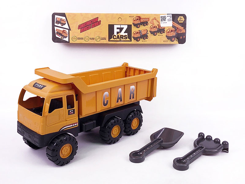 Free Wheel Construction Truck Set toys