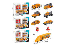 Free Wheel Construction Truck Set (3S) toys