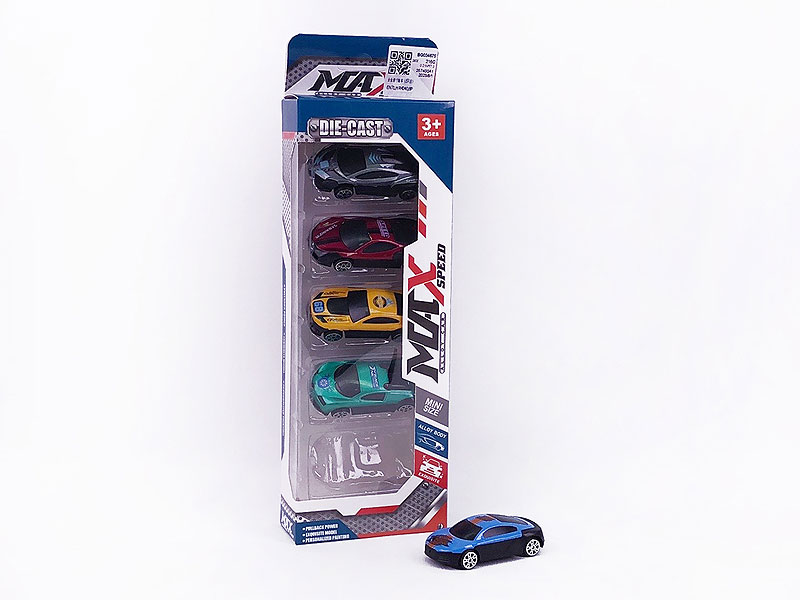 Die Cast Sports Car Free Wheel(5in1) toys