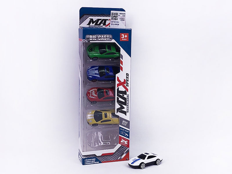 Die Cast Sports Car Free Wheel(5in1) toys