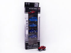 Die Cast Police Car Free Wheel(6in1)