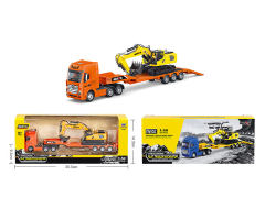 1:50 Die Cast Construction Truck Free Wheel toys