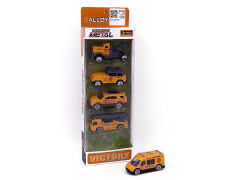 Die Cast Construction Truck Free Wheel(5in1) toys