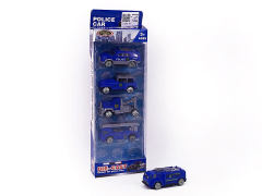 Die Cast Police Car Free Wheel(5in1) toys