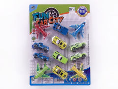 Free Wheel Car & Airplane(12in1) toys