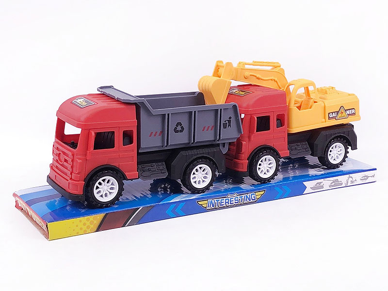 Free Wheel Construction Truck(2in1) toys