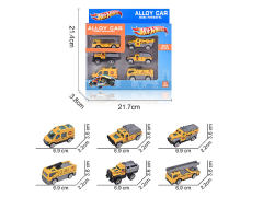 Die Cast Construction Truck Free Wheel(6in1) toys