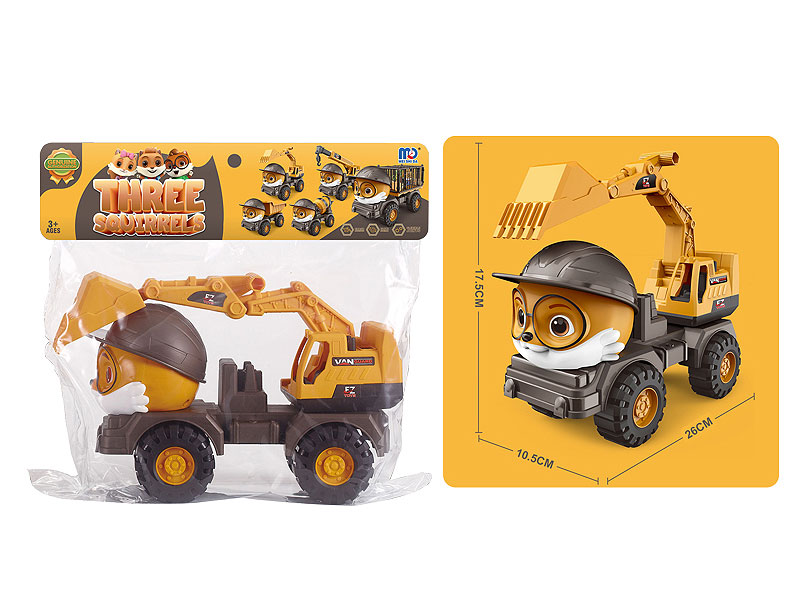 Free Wheel Construction Truck toys