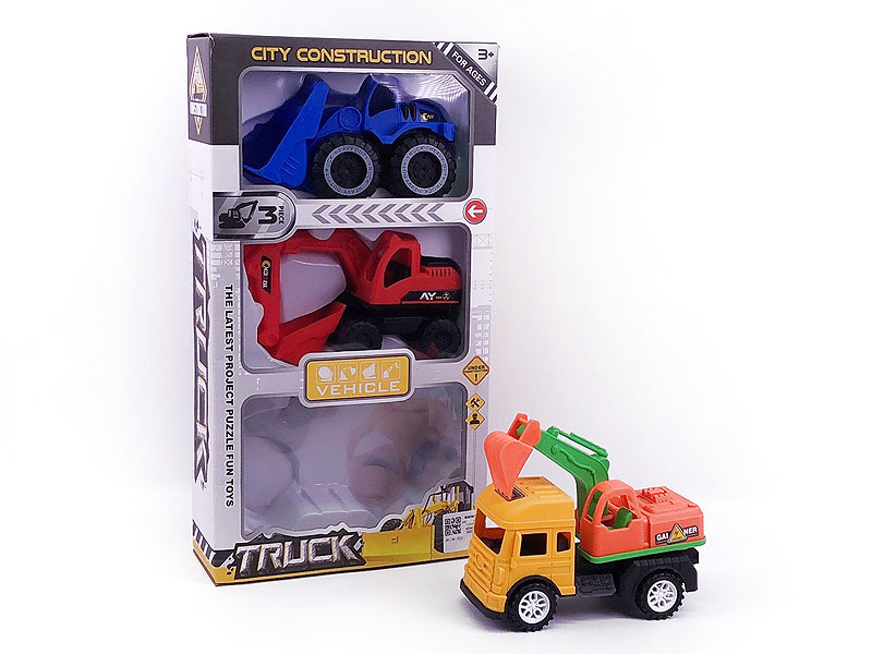 Free Wheel Construction Truck(3in1) toys