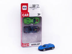 1:64 Die Cast Sports Car Free Wheel(3in1)