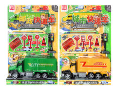 Free Wheel Mail Car & Free Wheel Rescue Car(2S) toys