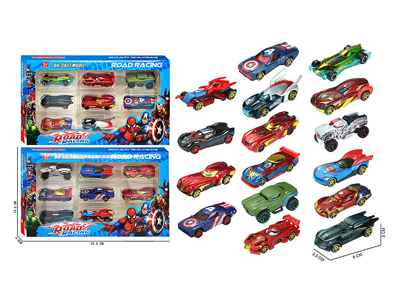 8CM Die Cast Car Free Wheel(8in1) toys