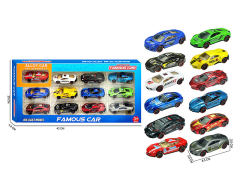 Die Cast Racing Car Free Wheel(12in1) toys