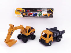 Free Wheel Construction Truck(2in1) toys