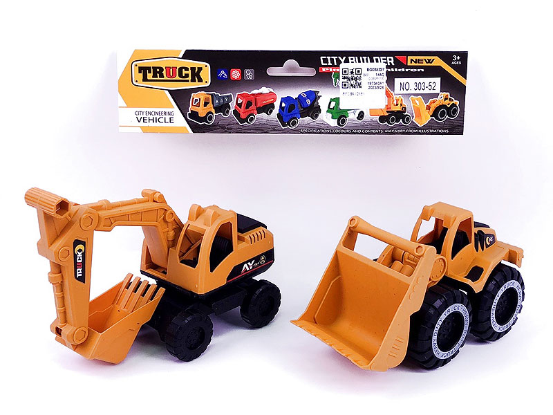 Free Wheel Construction Truck(2in1) toys