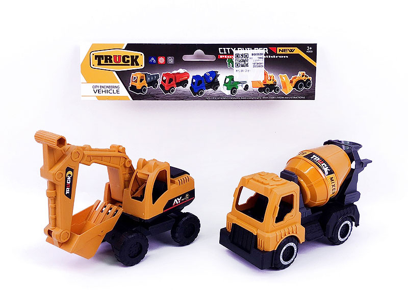 Free Wheel Construction Truck(2in1) toys