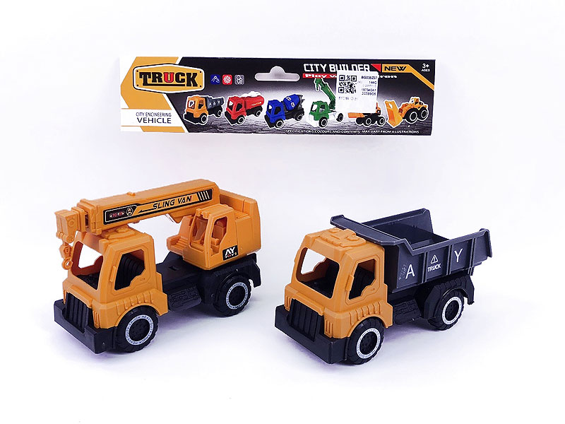 Free Wheel Construction Truck(2in1) toys