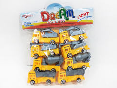 Free Wheel Construction Truck Set(8in1) toys