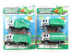 Free Wheel Sanitation Truck(2in1) toys