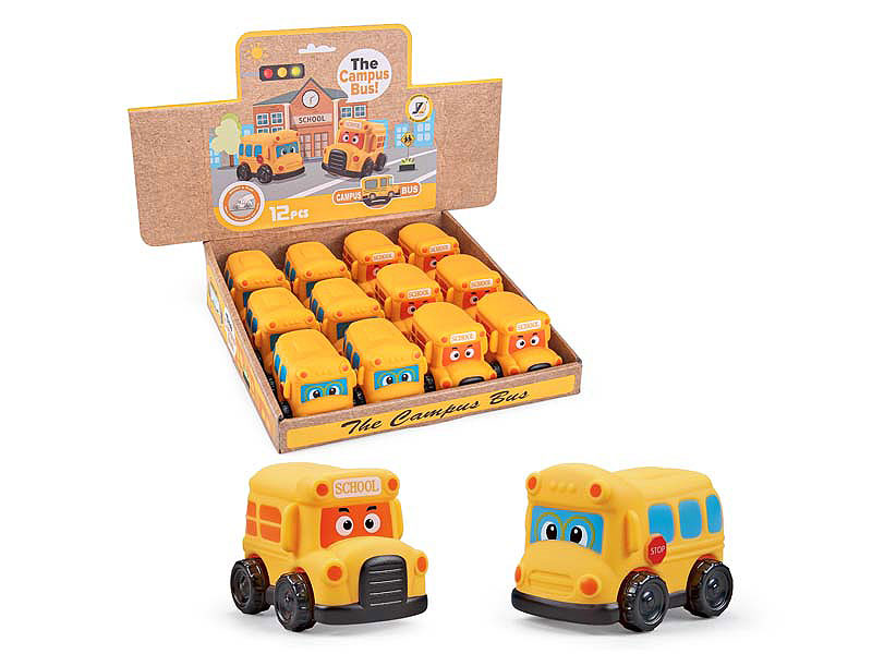 Free Wheel School Bus(12in1) toys