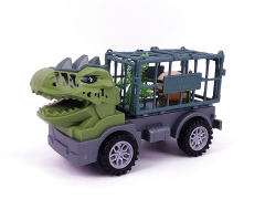 Free Wheel Dinosaur Prison Car(2C) toys