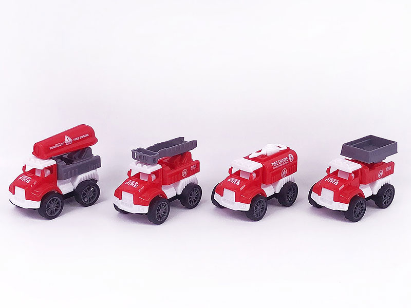 Free Wheel Fire Engine(4in1) toys