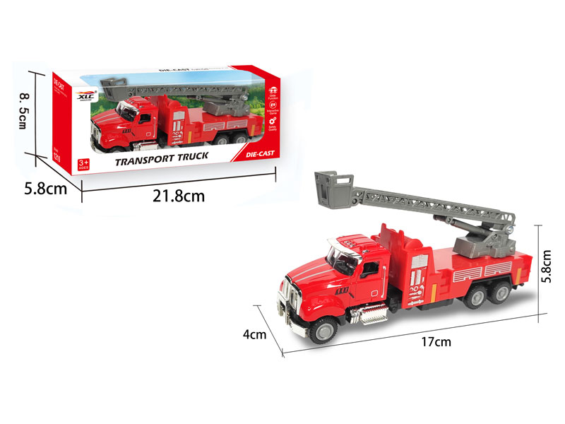 Die Cast Fire Engine Free Wheel toys