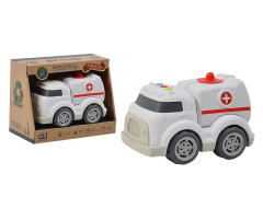 Free Wheel Ambulance W/L_M toys