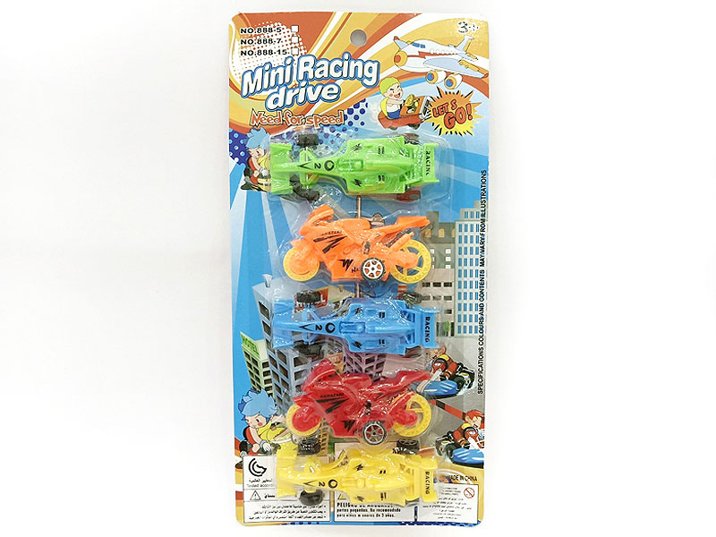 Free Wheel Equation Car & Free Wheel Motorcycle(5in1) toys