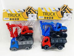 Free Wheel Construction Truck(2in1) toys